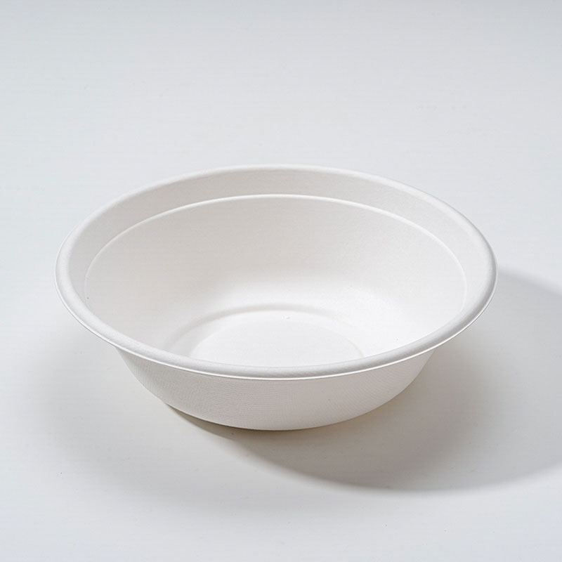 Bagasse Fiber Straight Bowl kuumille nuudelikeittoille